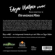 Edgar Wallace - Bliss ermittelt (06) Der unheimliche Mönch, CD