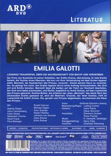 Emilia Galotti, DVD