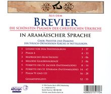 Aus dem Brevier in aramäischer Sprache, CD