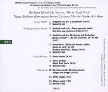 Barbara Hendricks - Benefizkonzert 29.2.1992 Berlin, CD