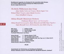 Berlin Philharmonic Jazz Group: Benefizkonzert zugunsten des Denkmals für die ermordeten Juden, CD