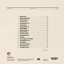 Trackliste mit Titeln und Zeiten. Oben: "THE NEXT STEP", "WWW.B3-BERLIN.COM". Unten: Logo "b3". Enthält 19 Tracks.