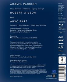 Arvo Pärt (geb. 1935): Adam's Passion, Blu-ray Disc