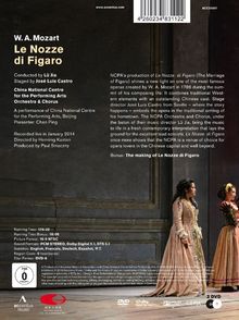 Wolfgang Amadeus Mozart (1756-1791): Die Hochzeit des Figaro, 2 DVDs