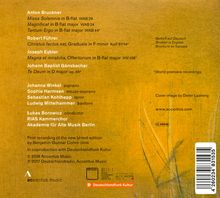 Anton Bruckner (1824-1896): Missa solemnis B-dur (1854), CD