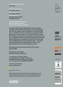 Ludwig van Beethoven (1770-1827): Symphonien Nr.2 &amp; 3, DVD