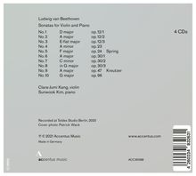 Ludwig van Beethoven (1770-1827): Violinsonaten Nr.1-10, 4 CDs