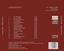 Dr. Heinz Tölle &amp; Ronny Matthes: Liebeslieder 2, CD