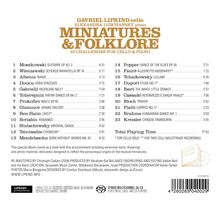 Gavriel Lipkind - Miniatures &amp; Folklore, Super Audio CD