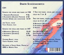 Dmitri Schostakowitsch (1906-1975): Klaviertrios Nr.1 &amp; 2 (opp.8 &amp; 67), 2 CDs