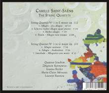 Camille Saint-Saens (1835-1921): Streichquartette Nr.1 &amp; 2 (opp.112 &amp; 153), CD