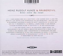 Heinz Rudolf Kunze: Hier rein, da raus, 2 CDs