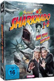 #SchleFaZ - Sharknado 1-5: Hai Five Edition, 5 DVDs
