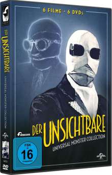 Der Unsichtbare (Universal Monster Collection), 6 DVDs