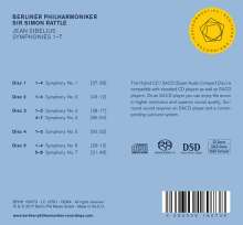 Jean Sibelius (1865-1957): Symphonien Nr.1-7, 5 Super Audio CDs