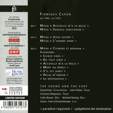 Firminus Caron (1430-1480): Messen, 3 CDs