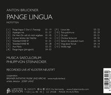 Anton Bruckner (1824-1896): Motetten "Pange lingua", CD