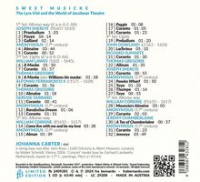 Johanna Carter - Sweet Musicke, CD