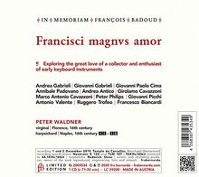 Peter Waldner - Francisci magnus amor, CD
