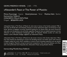 Georg Friedrich Händel (1685-1759): Alexander's Feast, 2 CDs