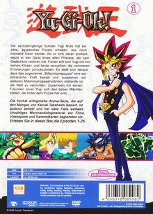 Yu-Gi-Oh! Staffel 1 (Episoden 1-25), 5 DVDs