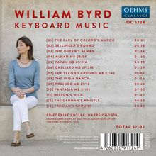 William Byrd (1543-1623): Cembalowerke, CD