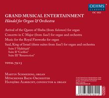 Martin Schmeding - Händel für Orgel &amp; Orchester, CD