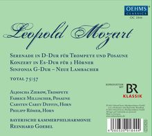 Leopold Mozart (1719-1787): Serenade für Trompete,Posaune &amp; Orchester D-Dur, CD