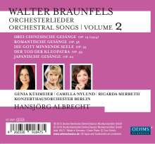 Walter Braunfels (1882-1954): Orchesterlieder Vol.2, CD