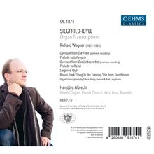 Richard Wagner (1813-1883): Orgeltranskriptionen - "Siegfried-Idyll", CD