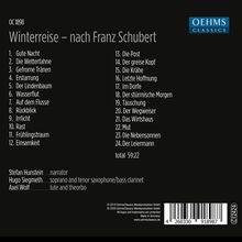 Franz Schubert (1797-1828): Winterreise D.911 (Fassung für Sprecher,Klarinette &amp; Laute/Theorbe), CD