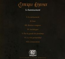 Cantique Lepreux: Le Bannissement, CD