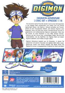 Digimon Adventure Vol. 1, 3 DVDs