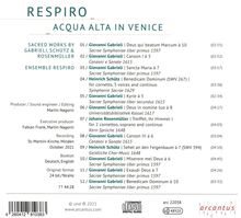 Ensemble Respiro - Acqua Alta in Venice, CD