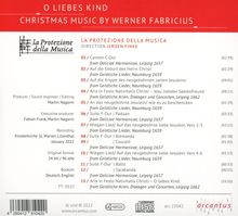 Werner Fabricius (1633-1679): Weihnachtsmusik "O liebes Kind", CD