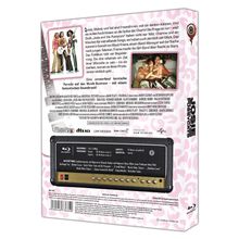 Josie, Melody und Val träumen von Charts-Erfolg. Witzige Musik-Parodie mit tollen Songs. Rückseite einer Blu-ray-Verpackung.