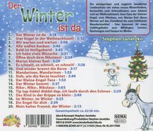 Stephen Janetzko (geb. 1966): Der Winter ist da, CD
