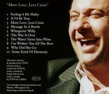 Sten: More Love,Less Crisis, CD