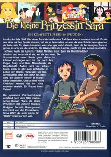 Die kleine Prinzessin Sara (Komplette Serie), 4 DVDs