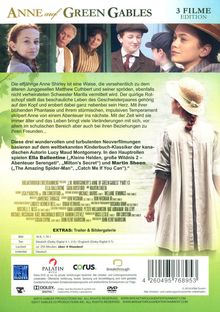 Anne auf Green Gables Teil 1-3, 3 DVDs