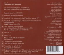 Musik im Bachhaus Vol.9 - Die Renaissance-Orgel auf Schloss Wilhelmsburg Schmalkalden (Orgellandschaft Thüringen), CD