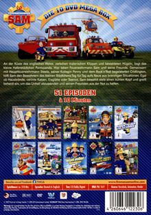 Feuerwehrmann Sam - Die 10 DVD MEGA BOX, 10 DVDs