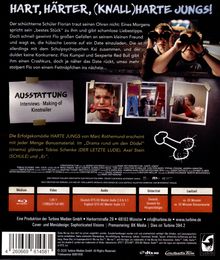 **HART, HÄRTER, (KNALL)HARTE JUNGS!** Ausstattung: Interviews, Making-of, Kinotrailer. Illustrationen und Filmfotos sind zu sehen.