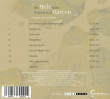 Ilse Weber (1903-1944): Lieder "Die Welt wird wieder zum Garten", CD