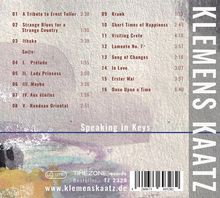 Klemens Kaatz: Speaking in Keys, CD