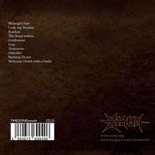 Liste von Begriffen: Midnight Fate, I rule my Destiny, Restless, The Beast within, Confession... Logo von "Xiron".