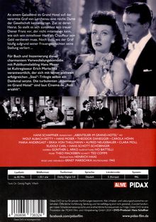 Abenteuer im Grand-Hotel, DVD