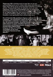 Titel: „Der Fall Kaspar Hauser”. Erläuterung der Handlung und historische Einbettung. Schwarz-Weiß-Szenen aus dem Film.