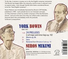 York Bowen (1884-1961): Preludes op.102 Nr.1-24 (in all major and minor keys), CD