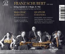 Franz Schubert (1797-1828): Streichquintett D.956 (arrangiert für Saxophonquintett), CD